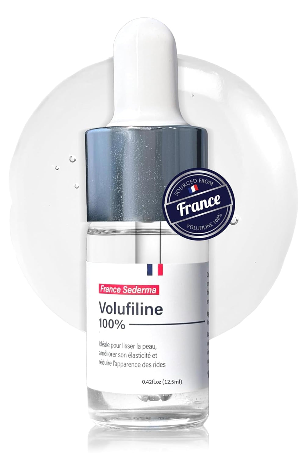 Witches Brew Volufiline 12ml bottle closeup for DIY skincare and smoother texture