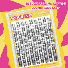 WiWiLINK Freya-kit D Curl invisible band demonstrates lightweight comfort and defined lash shape