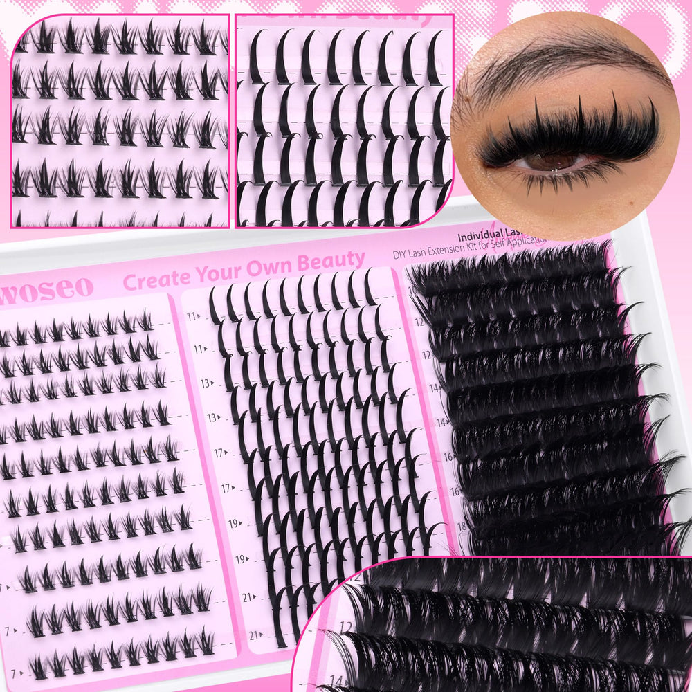 wiwoseo beginner-friendly kit promotes DIY lash enhancement at home.
