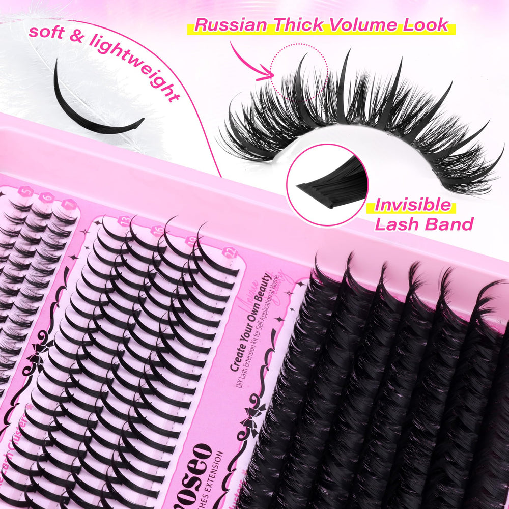 wiwoseo bottom lash clusters for natural lower-lash definition.