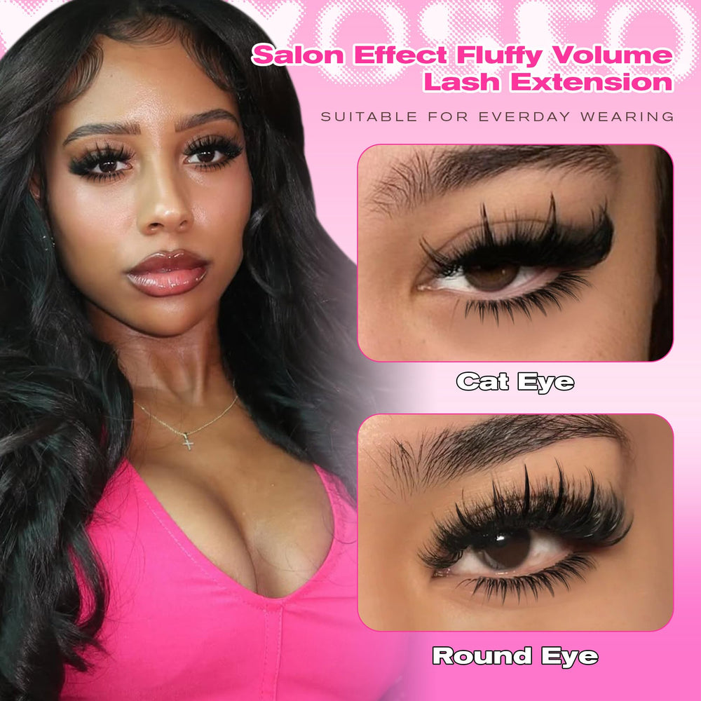 wiwoseo manga spike lashes 13-21mm offer creative look options.