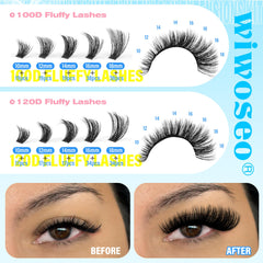 Wiwoseo waterproof clear lash bond and seal close-up for clean finish