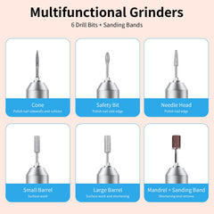 Wiyuam 6-bit set ready for filing, shaping, and cuticle care.