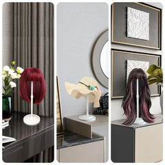 WiZiWi wig stand adjustable rod allows quick height tweaks for different wig lengths.