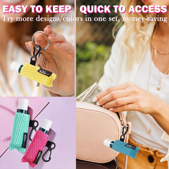 WK IEASON lip balm sleeves clip-hook attachment demonstrates easy on-the-go access