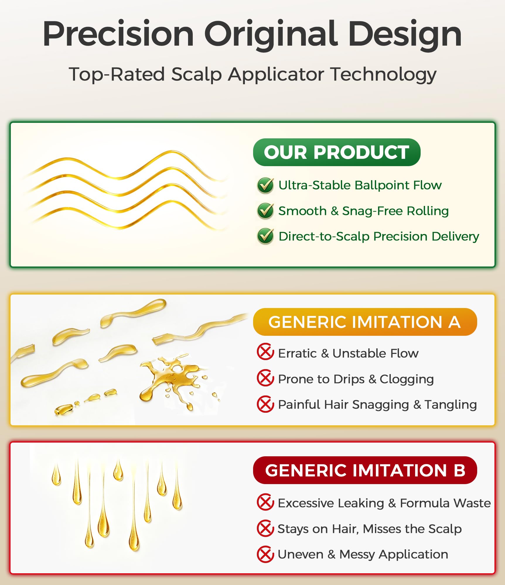 WL-YBOPRO close-up of roller comb tip for precise root placement