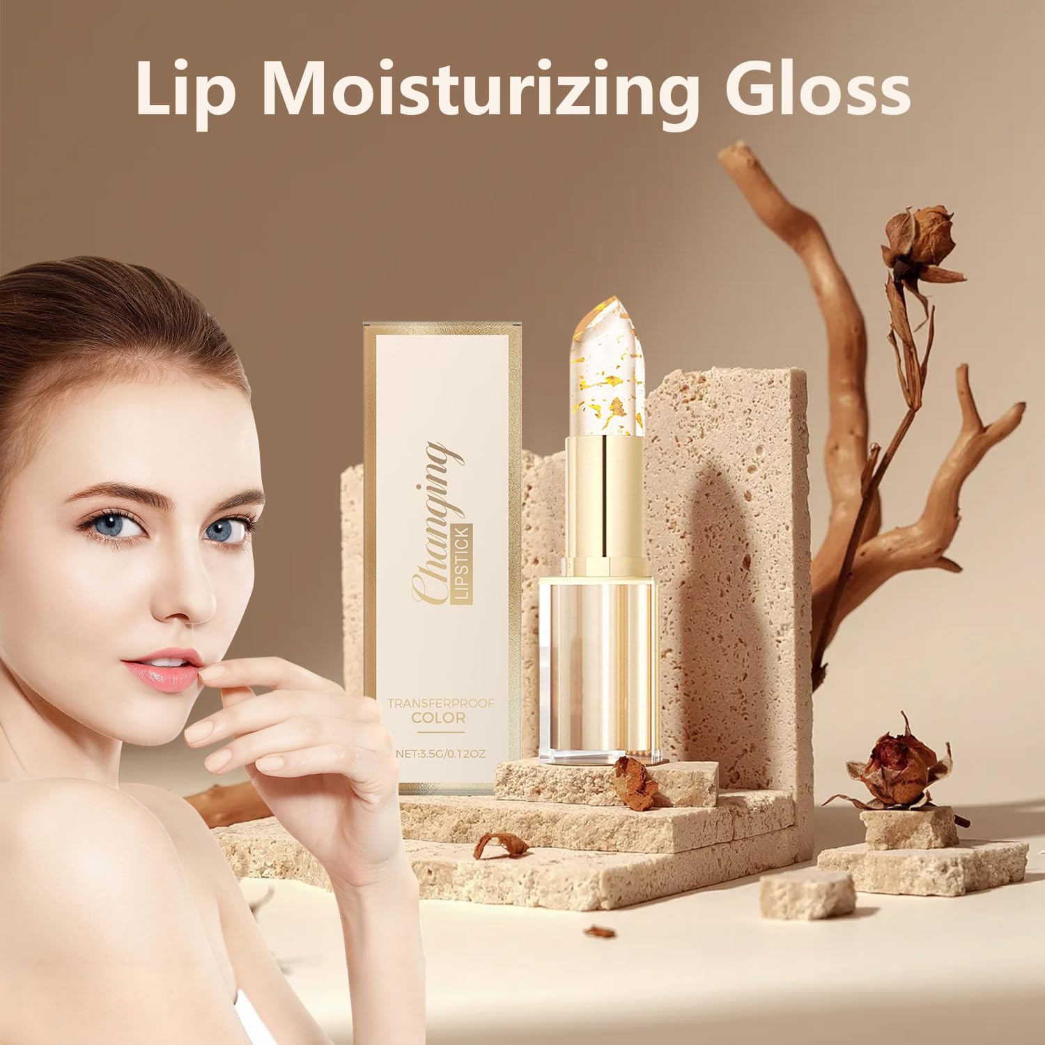 WLLEADG duo-pack of lipsticks for day and night looks.