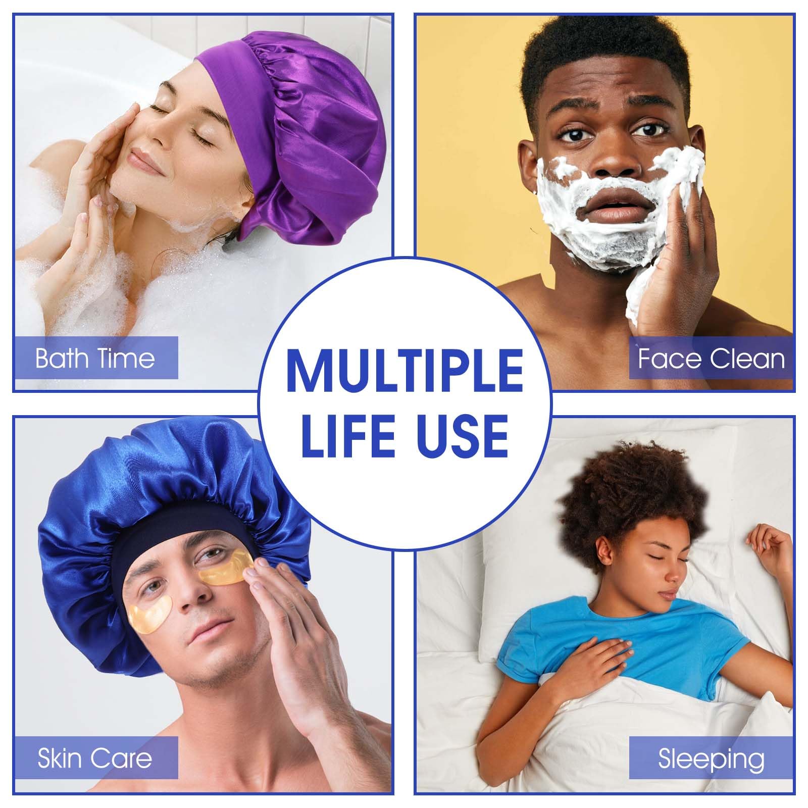 WLLHYF satin bonnet color variety enhances daily style and pairing.
