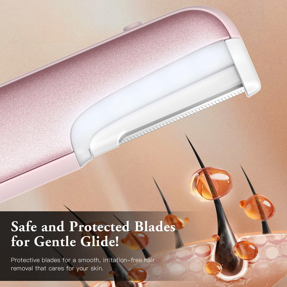 WLU Dermaplaning tool three speed settings for customized comfort