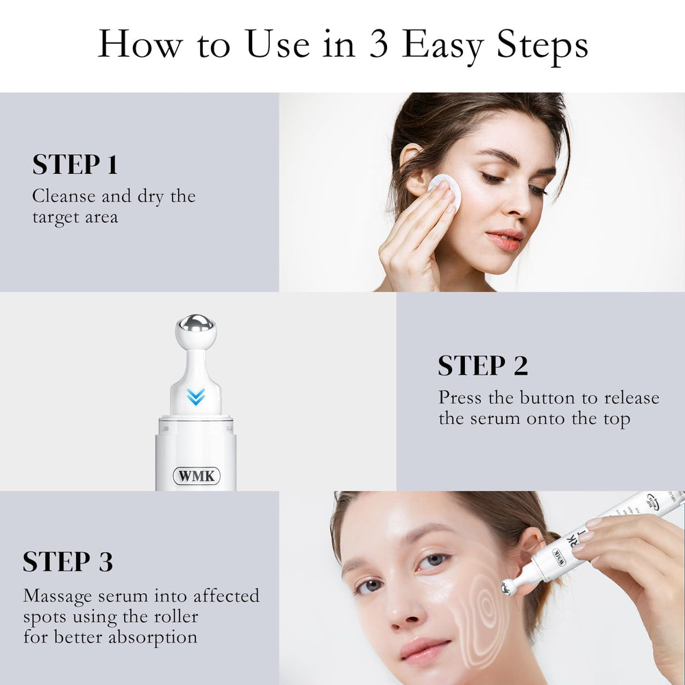 WMK texture refinement and moisturization close up on skin