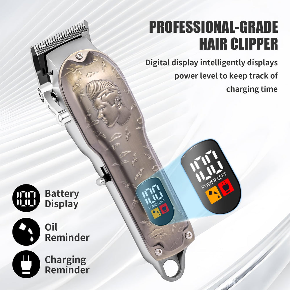 WMZR foil electric shaver close-up with back blade for fine hair and detail work.