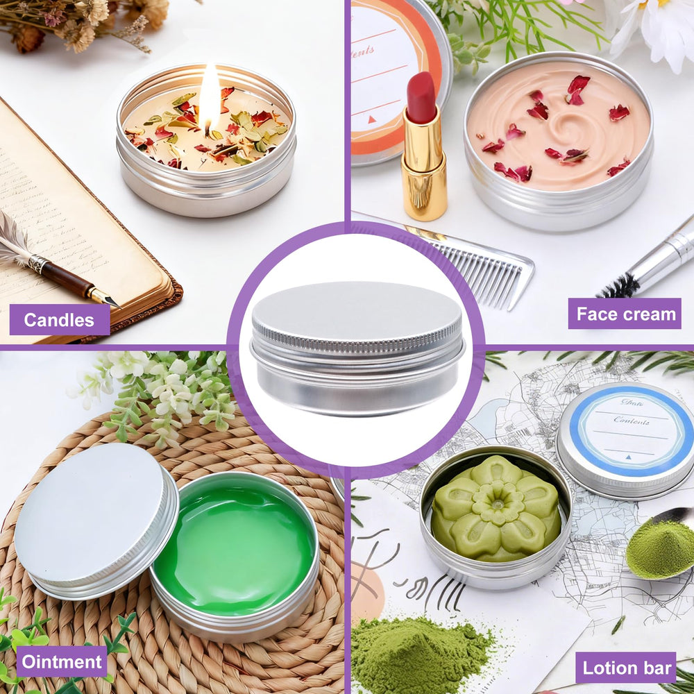 Woaiwo-q 64pack gift-ready packaging tin for candles or gifts.