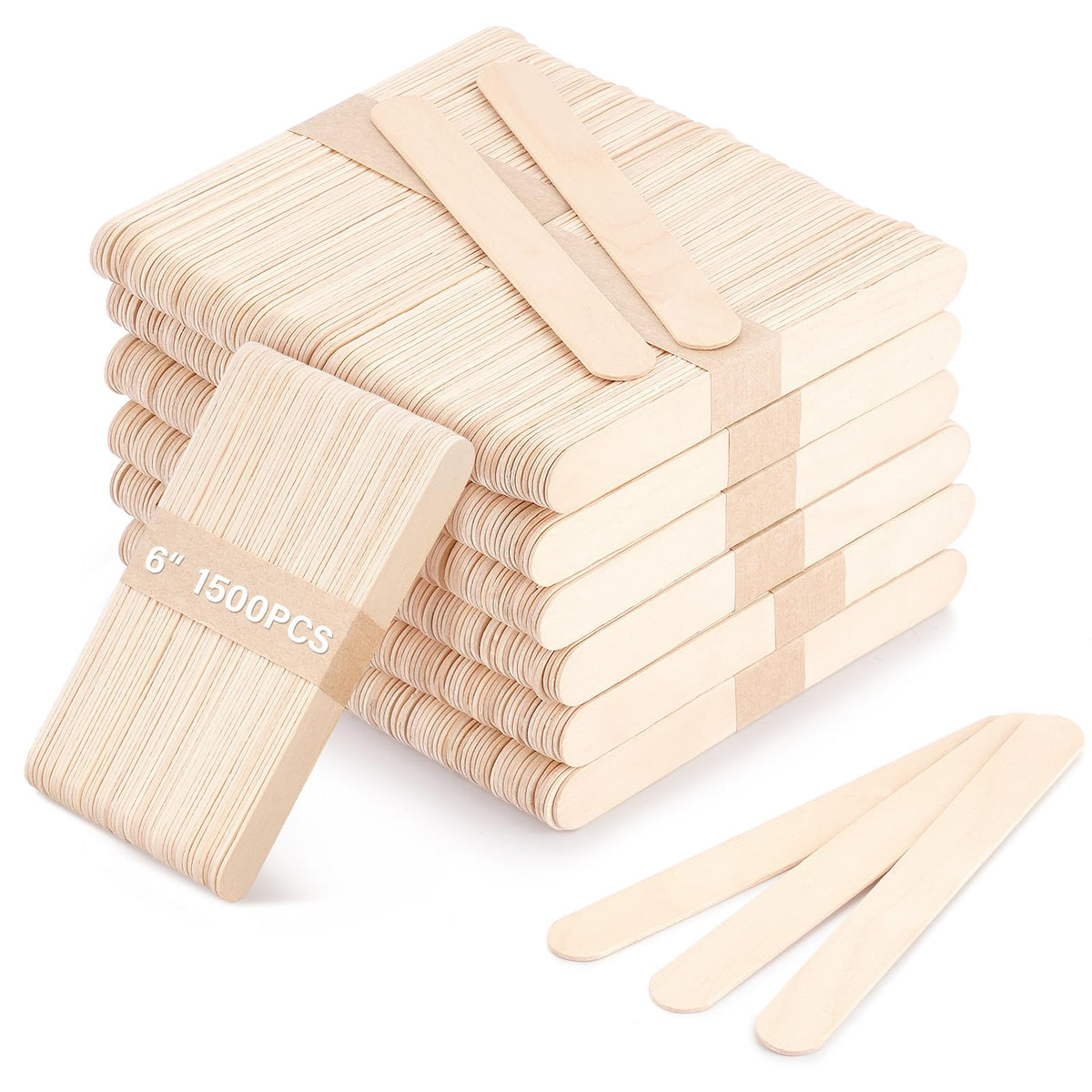 WoBiogHo wooden wax sticks pack ideal for salon or home waxing sessions