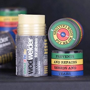 WOD Welder Callus Repair Salve being applied on calluses for faster recovery.