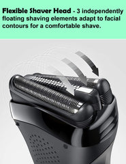 WOERGG 21B Series 3 replacement head detail shows bionic mesh and tooth comb