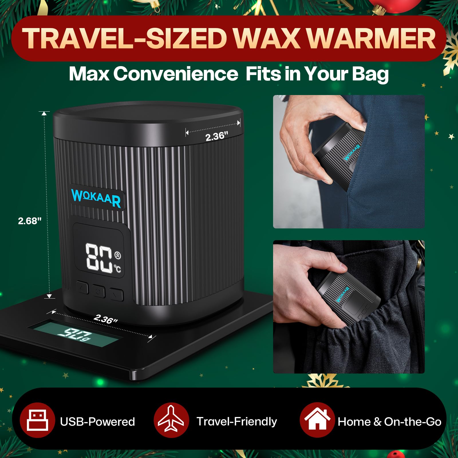 Wokaar nose wax kit post-wipes soothe skin after waxing.