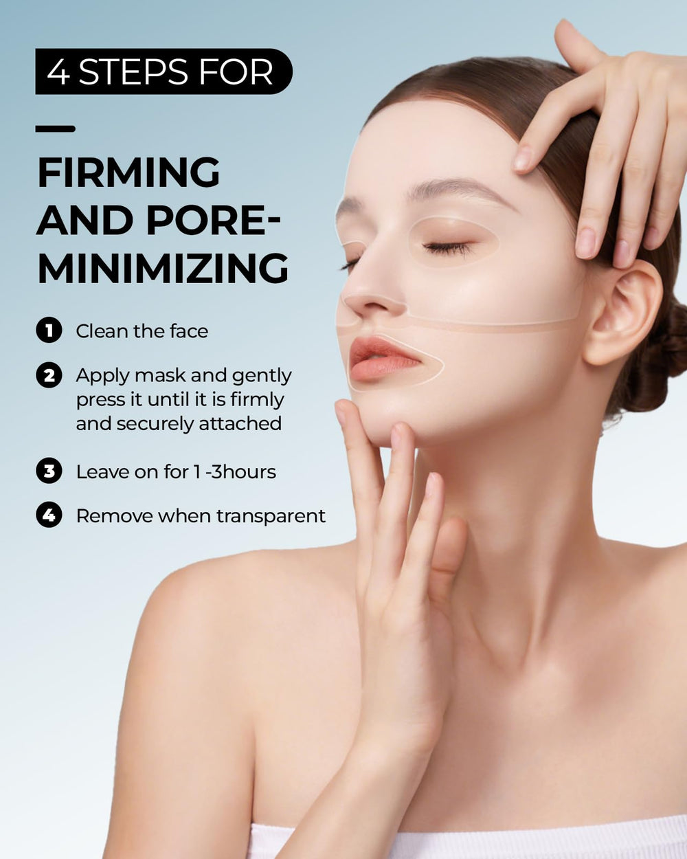 Wokatta collagen mask supports daily anti-wrinkle lifting potential.