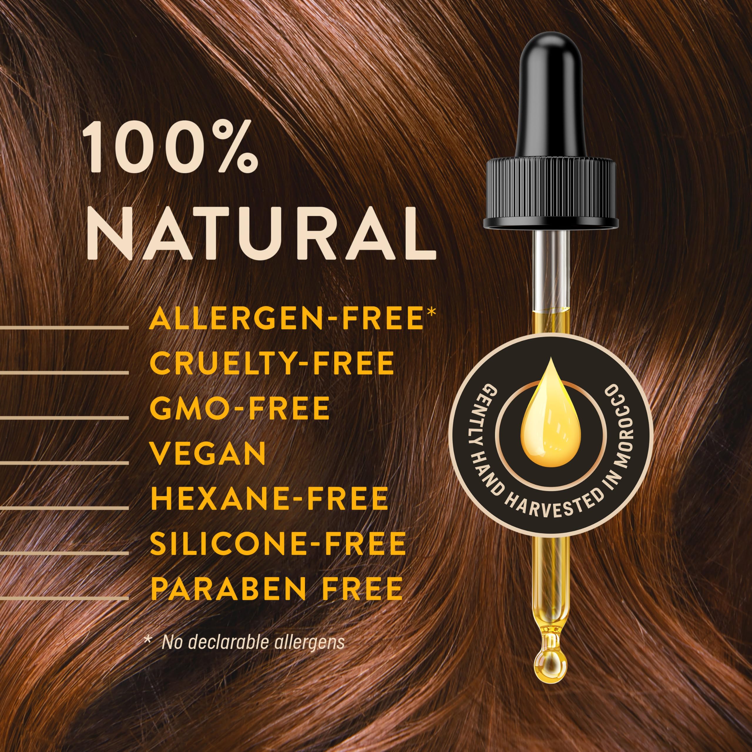 WoldoHealth Organic Argan Oil anti-frizz treatment supports daily hair manageability.