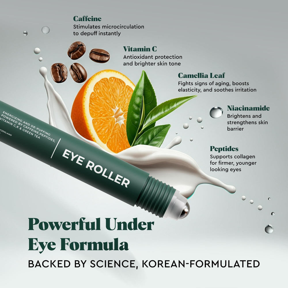 The Wolf Project Under Eye Roller integrated into daily eye-care routine.