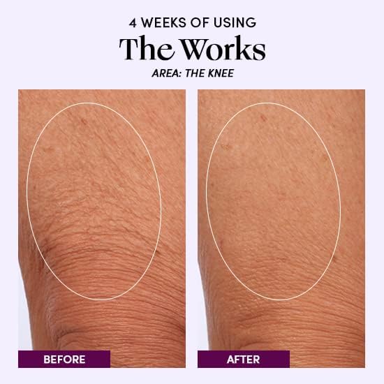 Womaness The Works texture close-up reveals smoother skin and refined texture.