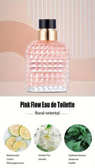 Womens-perfume-set fragrances inside box showcase four floral fruity scents.