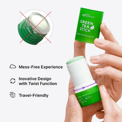 WONDER FAMILY Green Tea Mask Stick texture clay highlights deep-cleaning clay for pore care