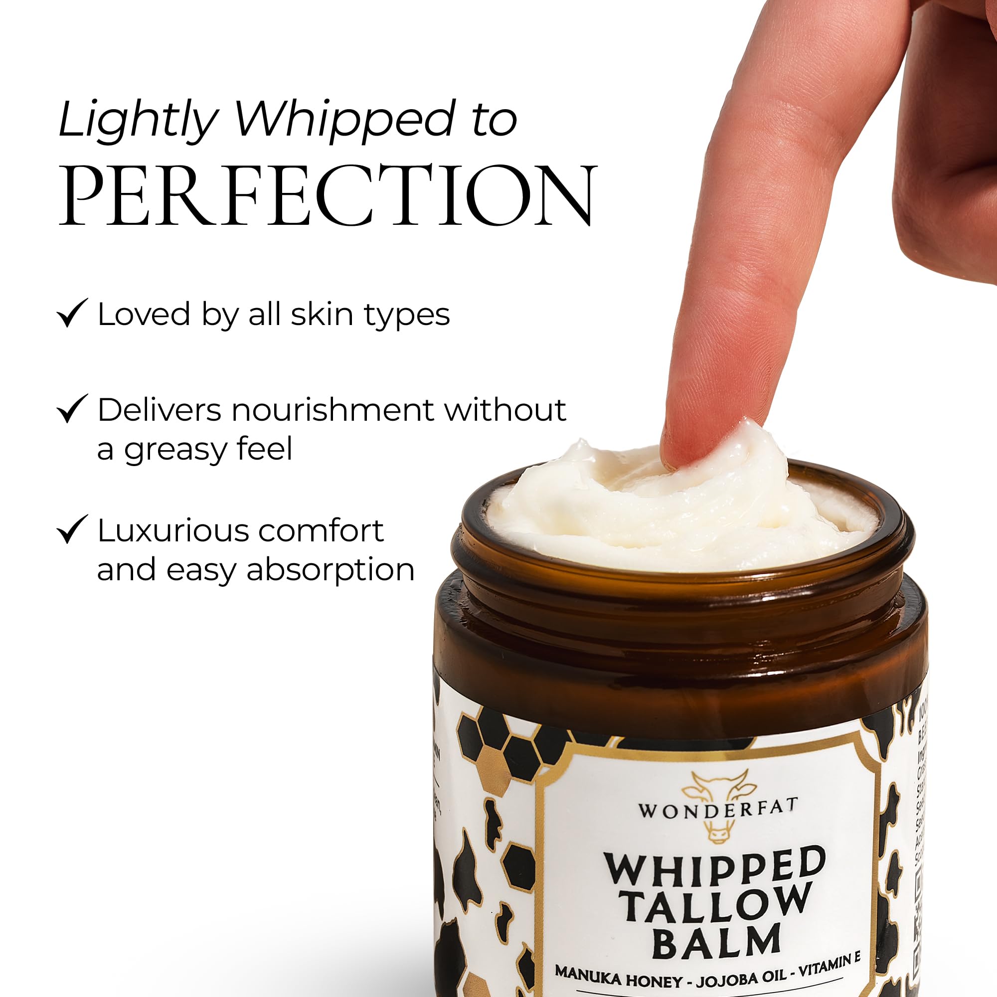 Wonderfat USA-made clean ingredients highlight ethically sourced skincare.