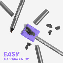 Wonderskin Eyeliner Pencil sharpened tip ready for a precise line.