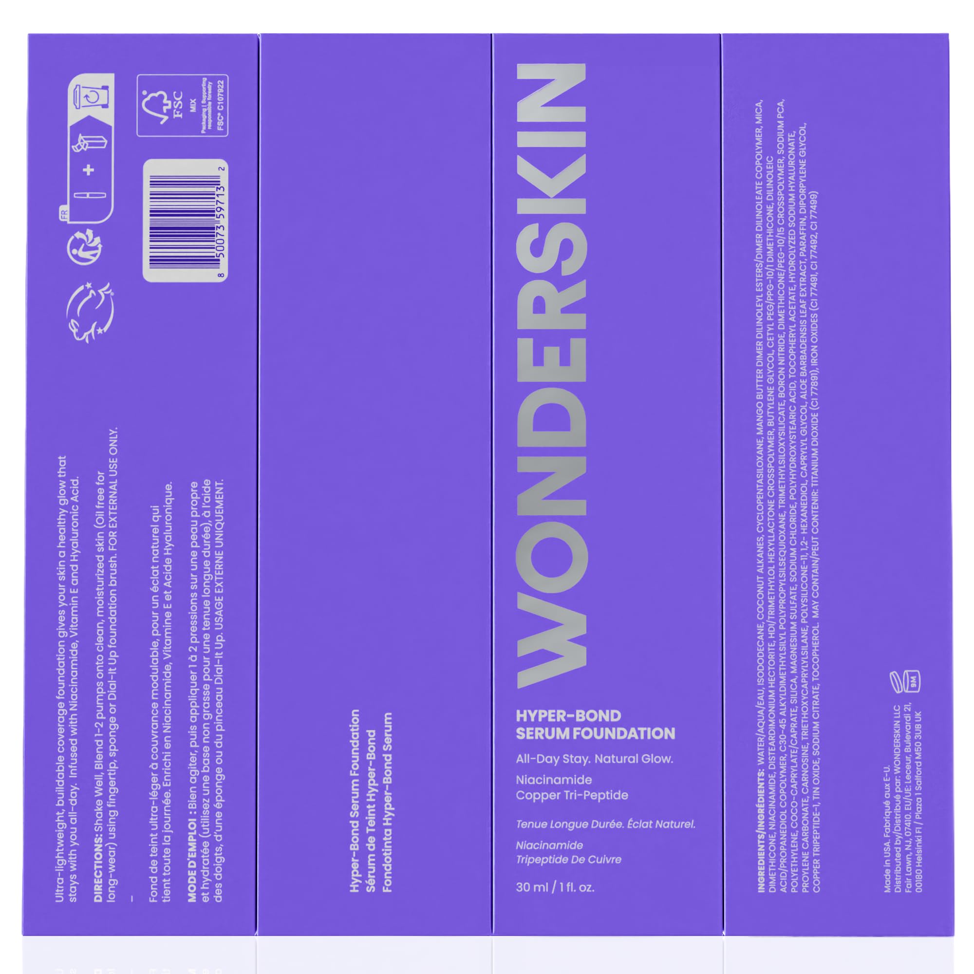 Wonderskin Hyper Bond 24-hour wear glow portrait