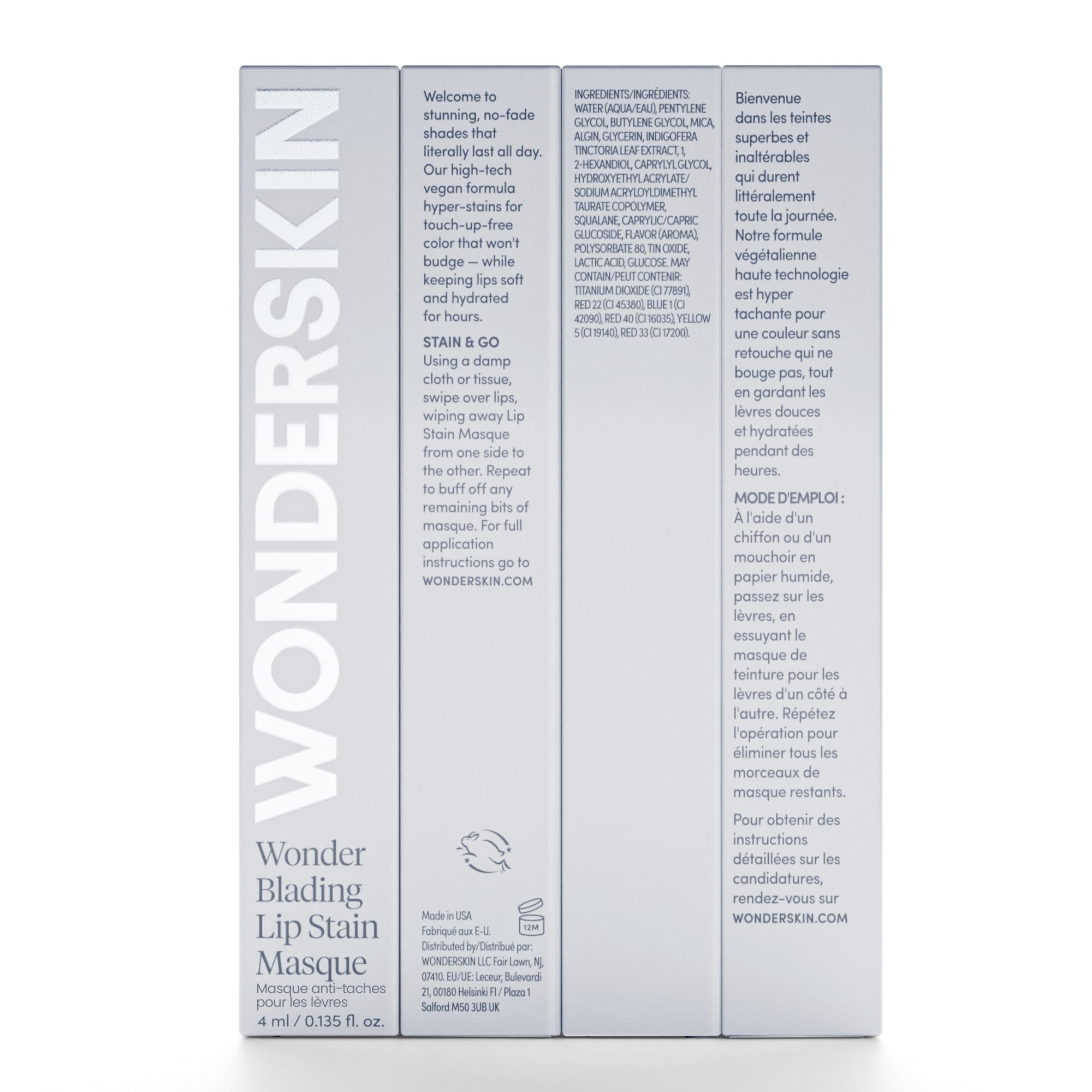 Wonderskin Wonder Blading 13-shade range suits every skin tone and look.
