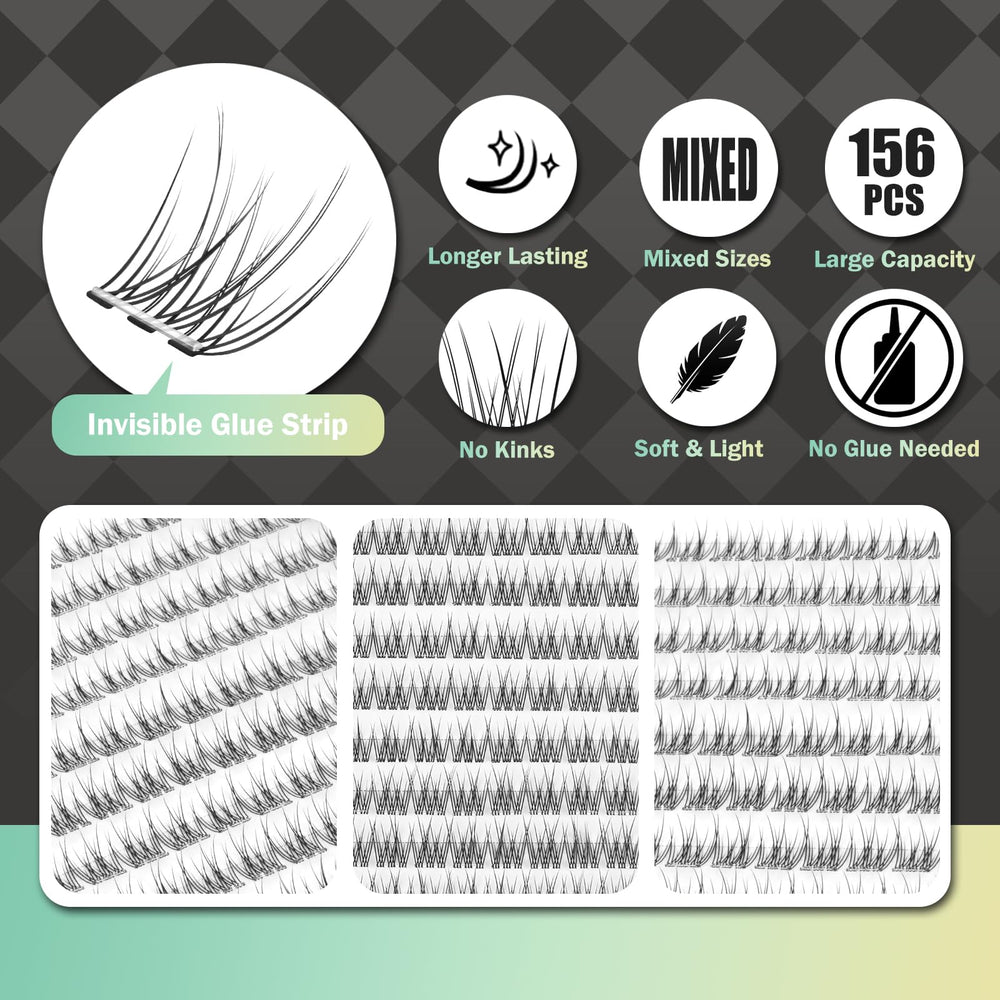 WONSIS beginner friendly pre adhesive lashes for safe, simple lash enhancement
