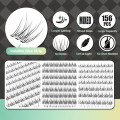 WONSIS beginner friendly pre adhesive lashes for safe, simple lash enhancement