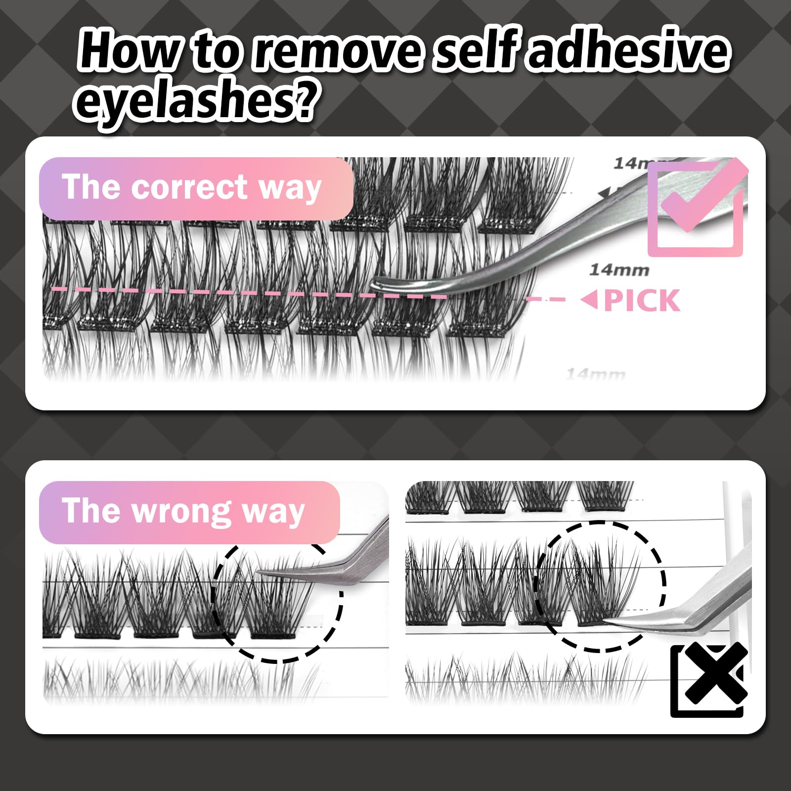 WONSIS eyelashes on eye natural look for effortless open-eye enhancement