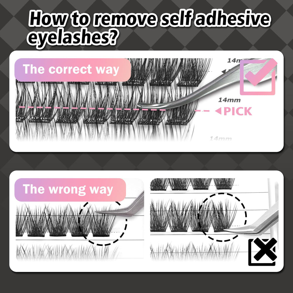 WONSIS eyelashes on eye natural look for effortless open-eye enhancement