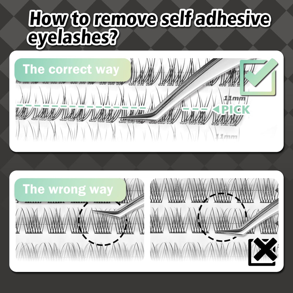 WONSIS long lasting eyelash clusters designed to last up to 48 hours