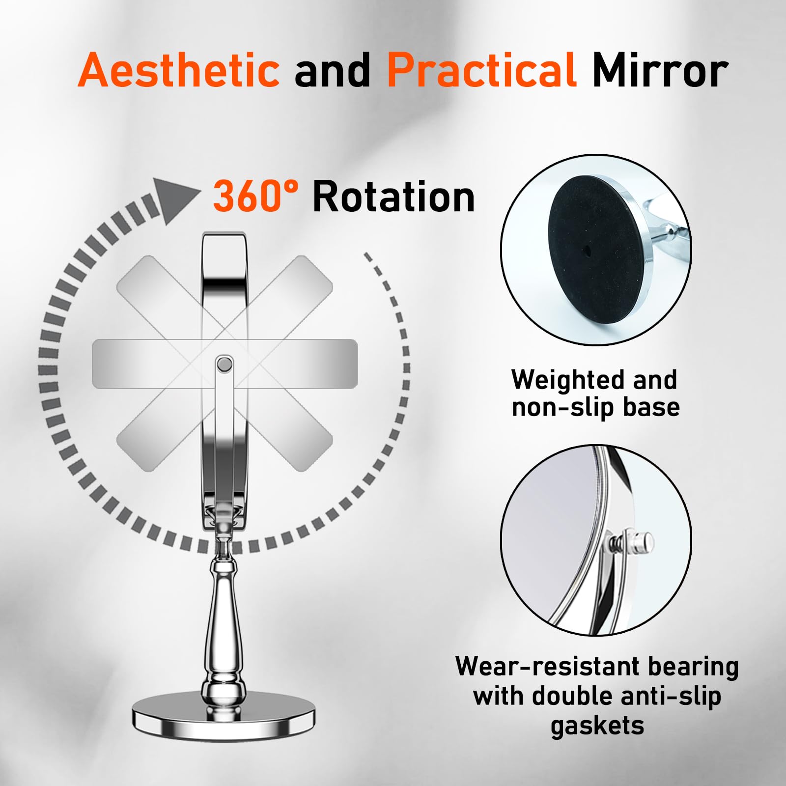 WOOCICA gift-ready magnifying mirror ideal for gifting during special occasions