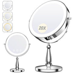 WOOCICA makeup mirror lights 9 inch, bright adjustable illumination for precise makeup application