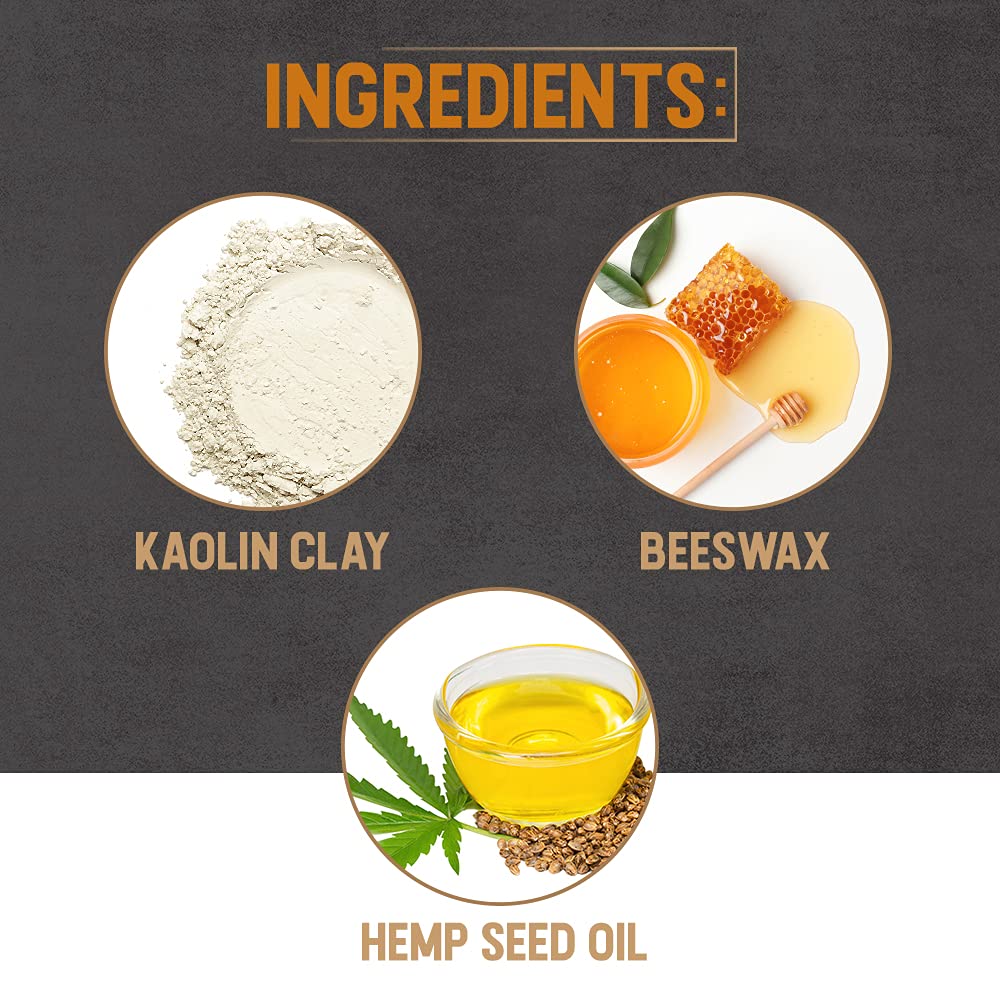 Woodys hair clay supports all hair types with versatile styling options