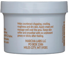 Wool Wax Creme Texture close-up demonstrates fast absorbing, non-greasy moisturization.