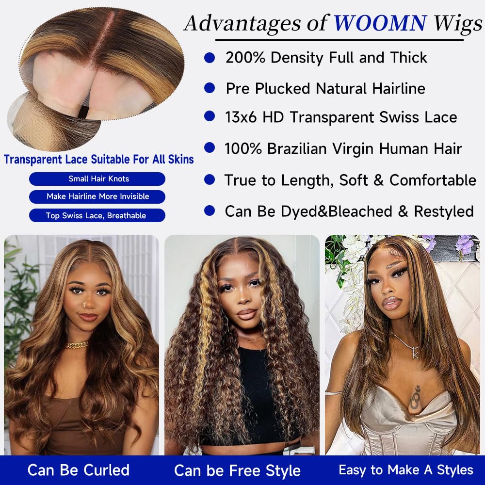 WOOMN 30-inch virgin hair model length offers dramatic, natural movement.