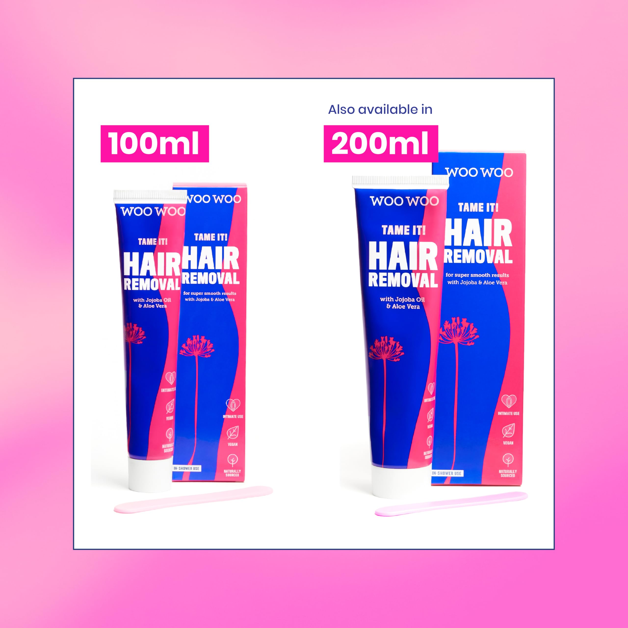 WOOWOO silky skin after use with comfortable, irritation-free finish