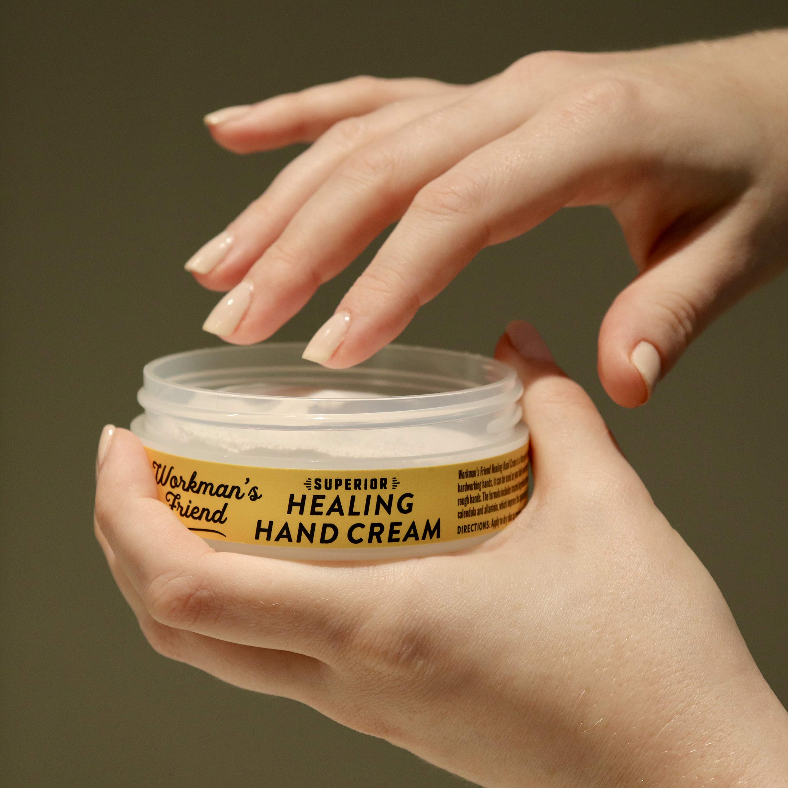 Workman's Friend Dry Skin Before After highlights dramatic improvement from nightly use.
