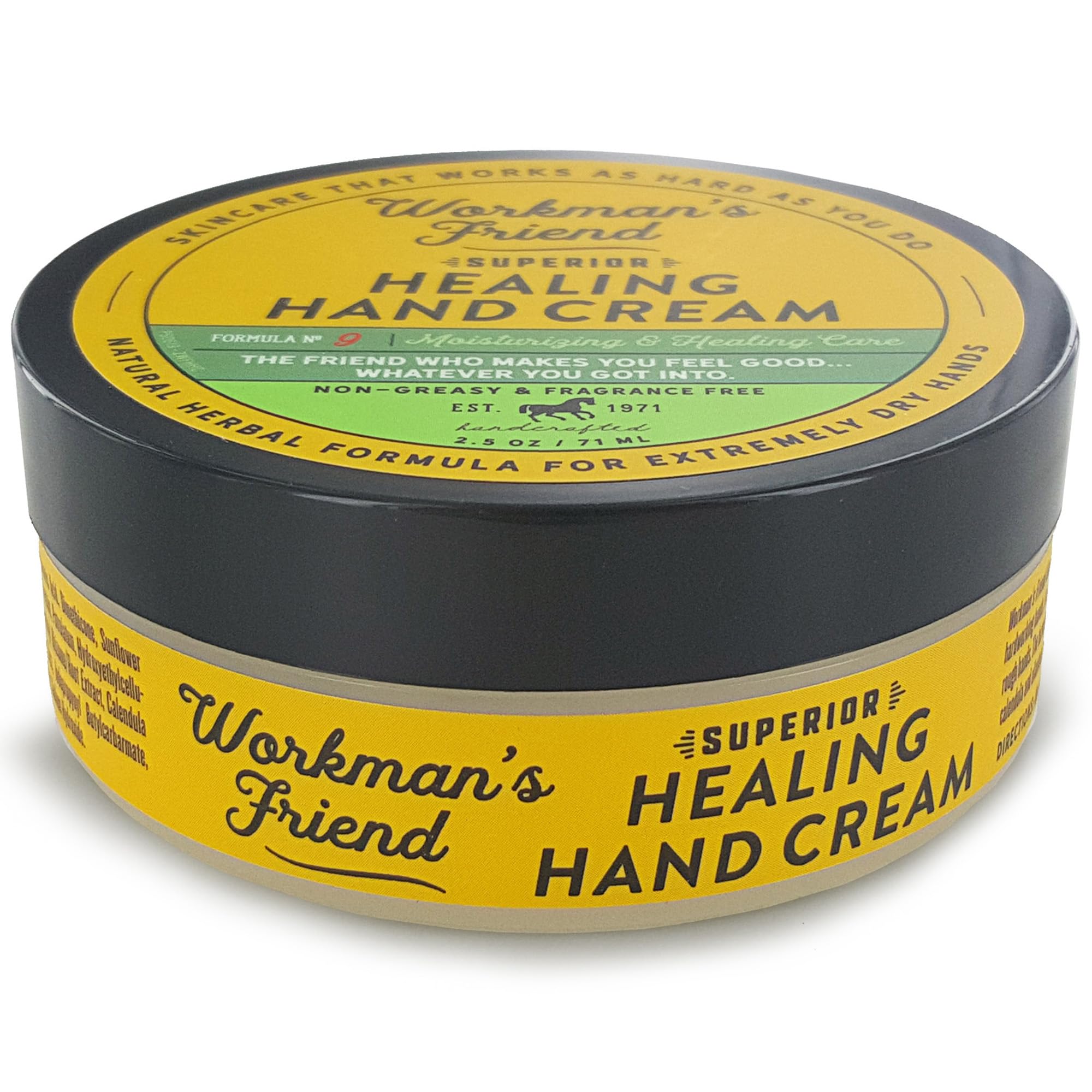 Workman's Friend Fragrance Free Non-Greasy offers fast absorption and comfortable grip.