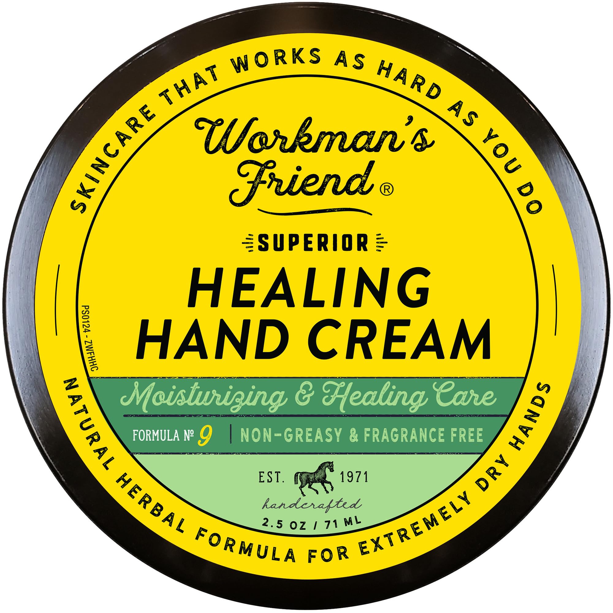 Workman's Friend Healing Hand Cream Tube showing rich moisture for intense dry hand relief.