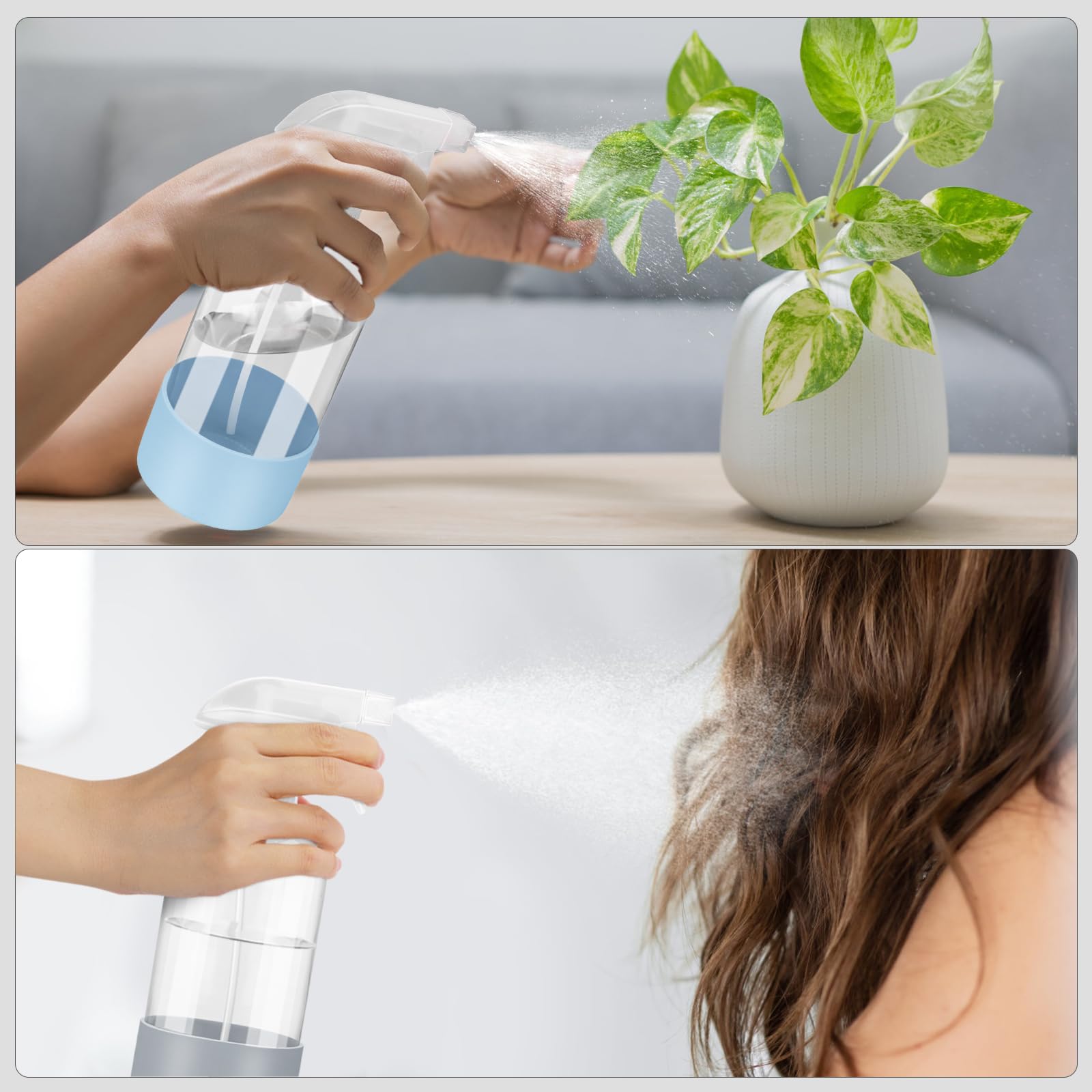 Worldgsb spray bottle in use for plant watering and cleaning tasks