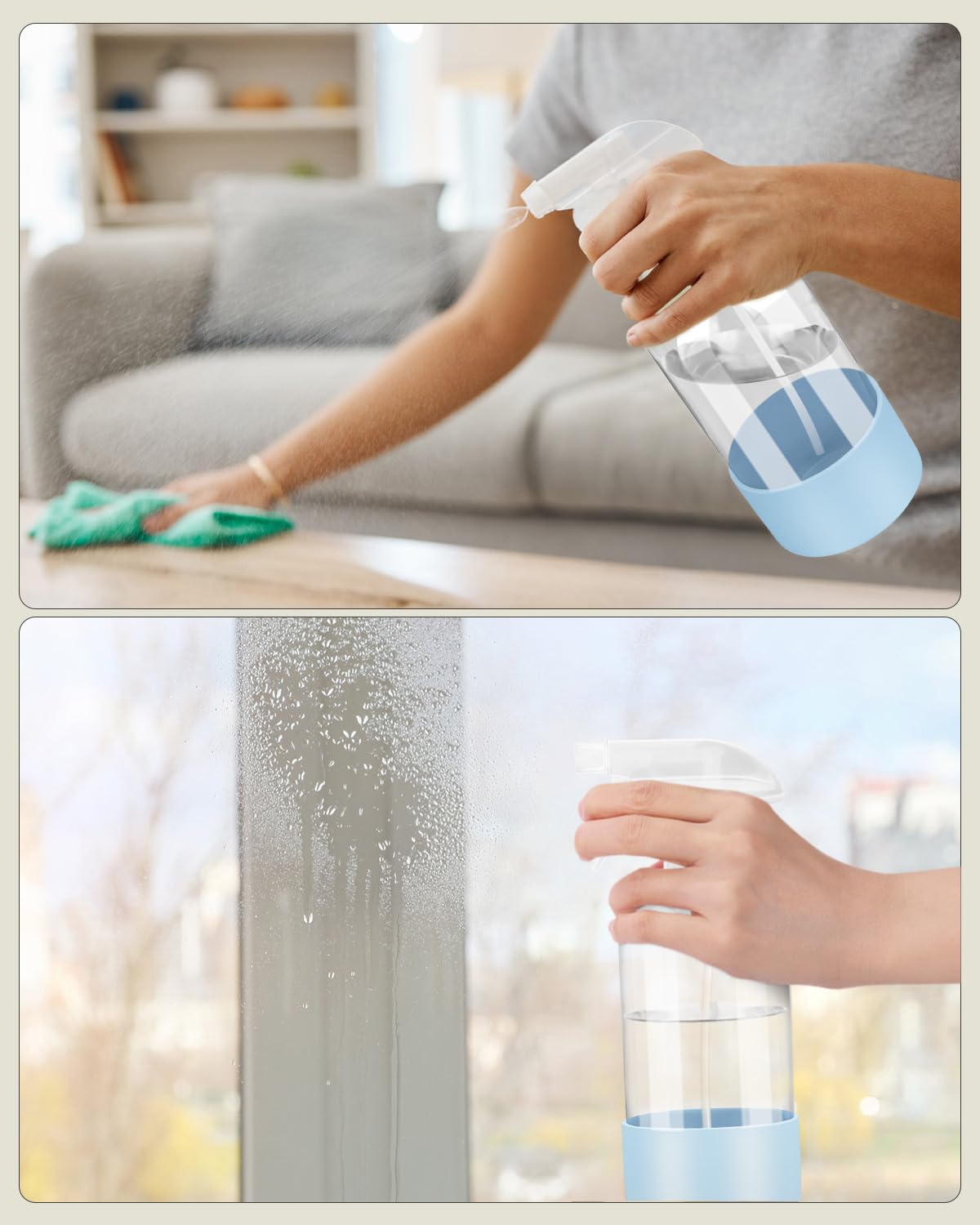 Worldgsb versatile bottle for cleaning, hair care, and plant care.