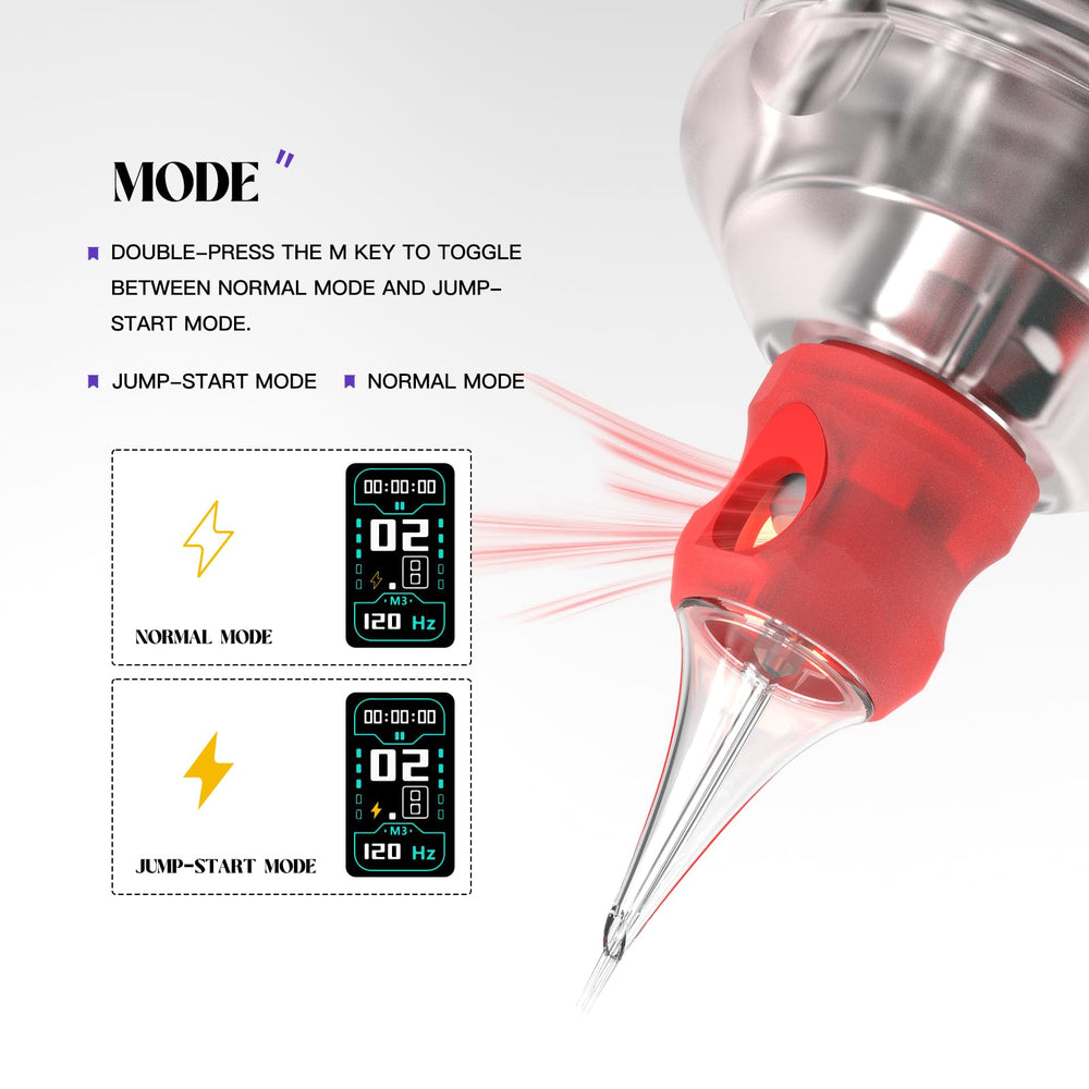 Wormhole 2300mAh Battery long-lasting power for extended sessions.