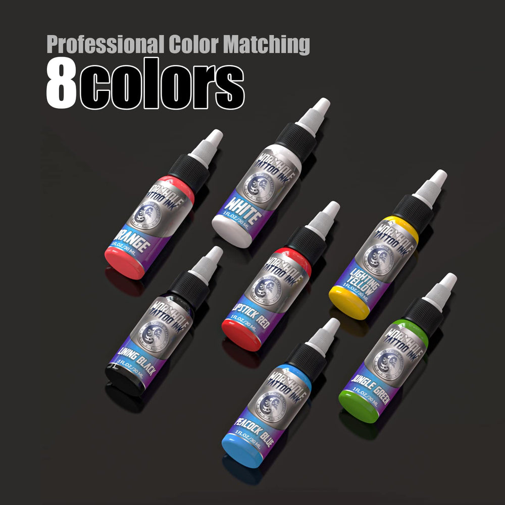 Wormhole Tattoo bundle of essentials helps beginners start practicing confidently.