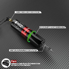 Wormhole Tattoo Kit 10 cartridge needles ready for precise lining and shading