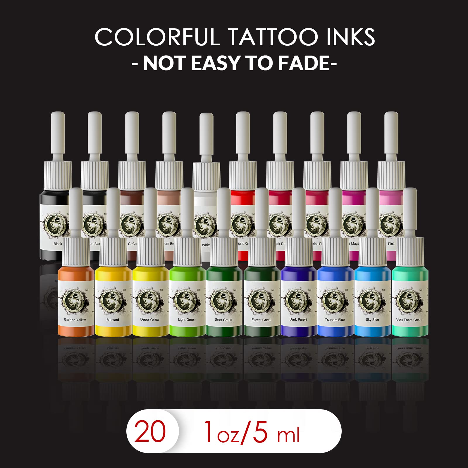 Wormhole Tattoo Kit safety note and professional-use reminder.
